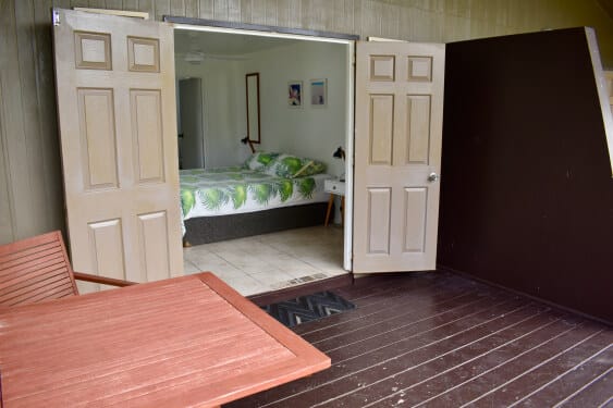 View from Veranda looking inside